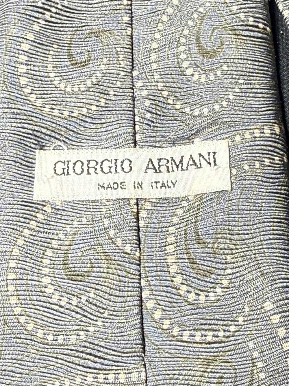 Giorgio Armani, Silk Tie